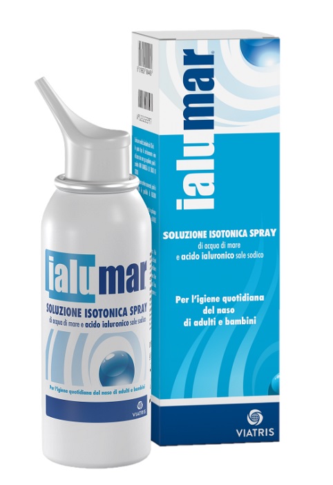 SOLUZIONE ISOTONICA SPRAY DI ACQUA DI MARE ACIDO IALURONICO SALE SODICO PER IGIENE NASO ADULTI E BAMBINI 100ML - Farmaciapacini.it