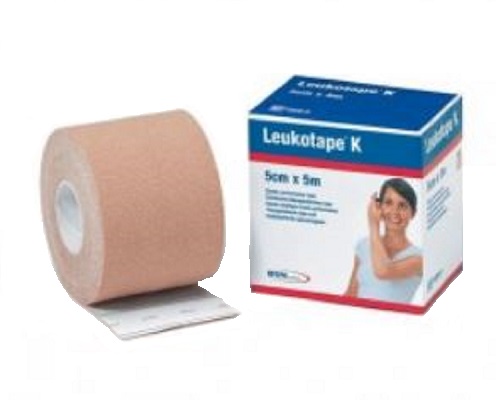 BENDA ADESIVA LEUKOTAPE K PER TAPING FISIOTERAPICO LARGHEZZA 5 CM LUNGHEZZA 5 M COLOR CARNE IN ROTOLO - Farmaciapacini.it