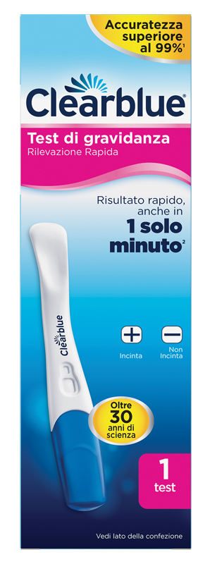 TEST DI GRAVIDANZA CLEARBLUE PREGN VISUAL STICK CB6 1CT IT  - Farmaciapacini.it