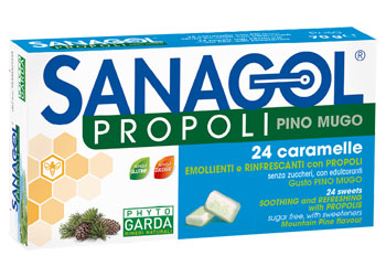 SANAGOL PROPOLI PINO MUGO 24 CARAMELLE - Farmaciapacini.it