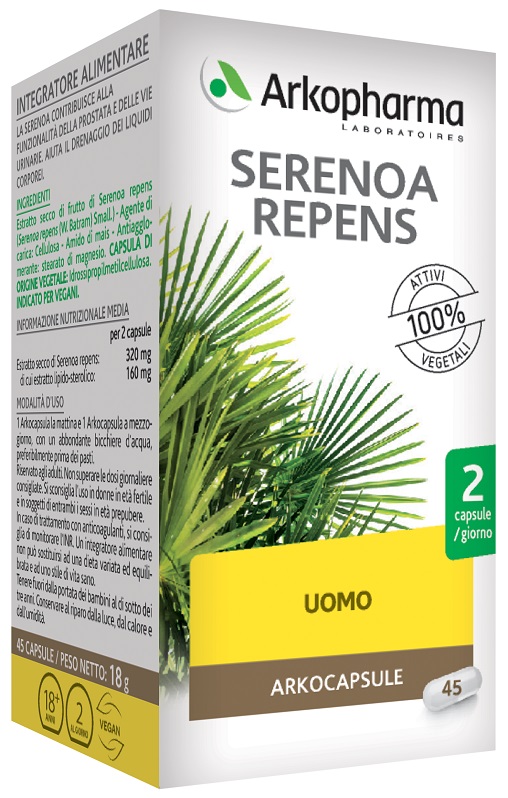SERENOA REPENS 45 VEGI CAPSULE - Farmaciapacini.it