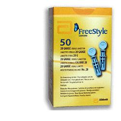 LANCETTE PUNGIDITO FREESTYLE GAUGE 28 50 PEZZI - Farmaciapacini.it