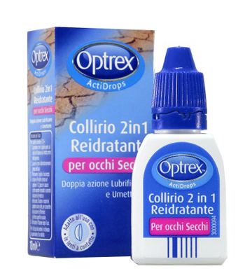 GOCCE OCULARI OPTREX ACTIDROPS 2IN1 REIDRATANTE OCCHI STANCHI 1 PEZZO - Farmaciapacini.it