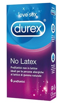 PROFILATTICO DUREX NO LATEX 6 PEZZI   - Farmaciapacini.it