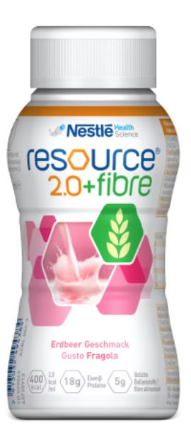 RESOURCE 2,0 + FIBRE FRAGOLA 200 ML - Farmaciapacini.it
