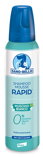 SANO E BELLO SHAMPOO MOUSSE RAPID NF MUSCHIO BIANCO 300 ML - Farmaciapacini.it