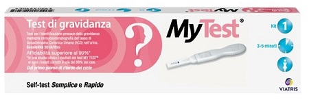 TEST DI GRAVIDANZA RAPIDO HCG MYTEST 1 PEZZO - Farmaciapacini.it