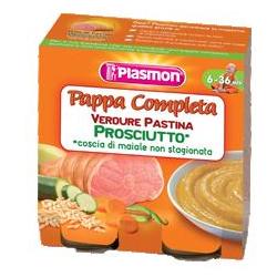 PLASMON OMOGENEIZZATO PAPPE PROSCIUTTO VERDURA PASTINA 190 G X 2 PEZZI - Farmaciapacini.it