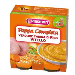 PLASMON OMOGENEIZZATO PAPPE VITELLO/VERDURA/RISO 190 G X 2 PEZZI - Farmaciapacini.it