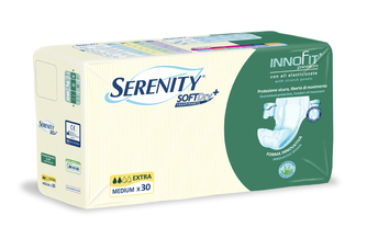 PANNOLONE PER INCONTINENZA SERENITY INNOFIT PREMIUM SOFTDRY+ EXTRA L 30 PEZZI - Farmaciapacini.it
