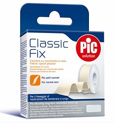 CEROTTO IN ROCCHETTO PIC CLASSIC FIX TELA BIANCO 2,5X500 CM FUSTELLA - Farmaciapacini.it