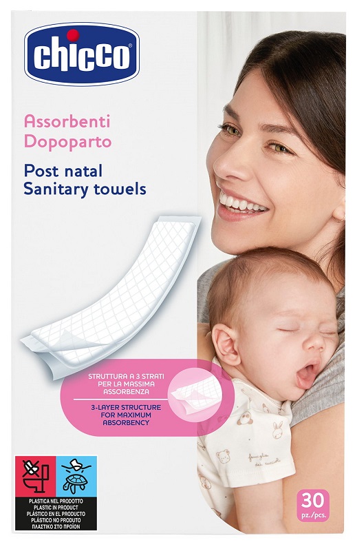 CHICCO ASSORBENTI PROTECTION POSTPARTO 30 PEZZI - Farmaciapacini.it