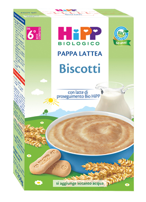 HIPP BIO PAPPA LATTEA BISCOTTI 250 G - Farmaciapacini.it