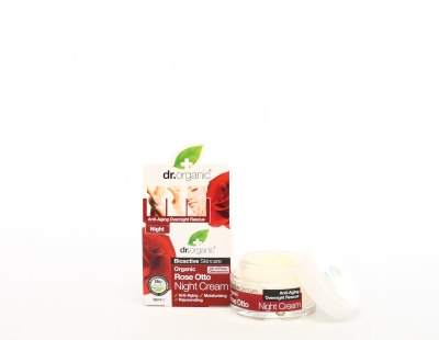 DR ORGANIC ROSE OTTO ROSA NIGHT CREAM CREMA VISO NOTTE 50 ML - Farmaciapacini.it