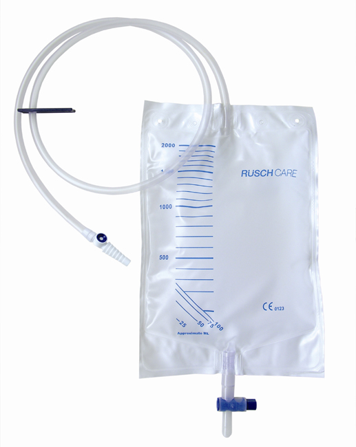 SACCA DI DRENAGGIO LETTO PER INCONTINENZA 2000ML IN PVC CON VALVOLA DI NON RITORNO E SCARICO STERILE CON TUBO DI RACCORDO 120CM 1 PEZZO RIUTILIZZABILE - Farmaciapacini.it