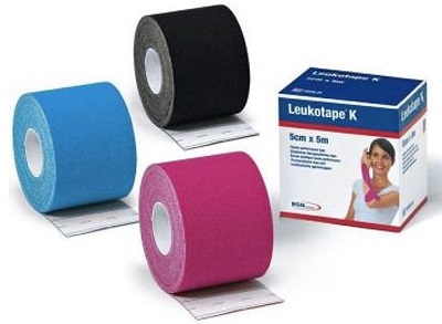 BENDA ADESIVA LEUKOTAPE K PER TAPING FISIOTERAPICO LARGHEZZA 5 CM LUNGHEZZA 5 M COLORE NERO IN ROTOLO - Farmaciapacini.it
