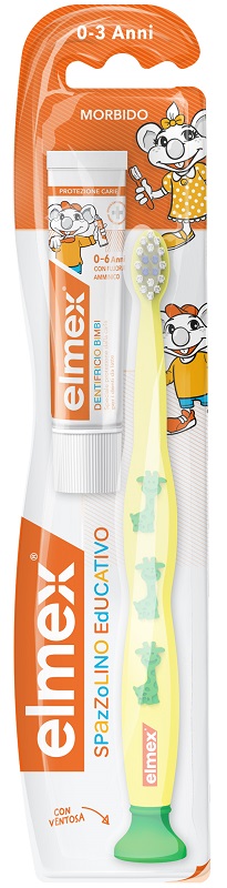 ELMEX SPAZZOLINO BIMBI EDUCATIVO NEW 0-3 ANNI - Farmaciapacini.it