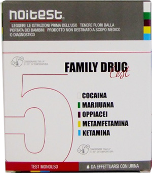 TEST DROGHE FAMILY DRUG TEST 1 PEZZO - Farmaciapacini.it