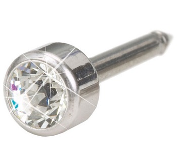 BLOMDAHL FORALOBO ST BEZEL 4MM CRYSTAL - Farmaciapacini.it