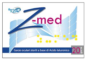 GARZA OCULARE Z MED MEDICATA CON ACIDO IALURONICO STERILE 20 BUSTE - Farmaciapacini.it