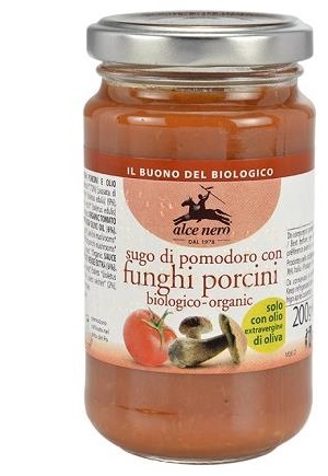 SUGO DI POMODORO CON FUNGHI PORCINI BIO 200 G - Farmaciapacini.it