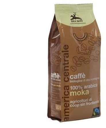 CAFFE' 100% ARABICA BIO MOKA FAIRTRADE 250 G - Farmaciapacini.it