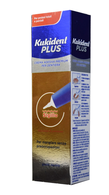 KUKIDENT SIGILLO CREMA ADESIVA PER PROTESI DENTARIE 40 G - Farmaciapacini.it