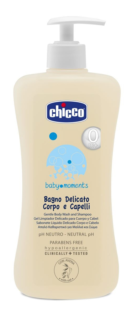 CHICCO COSMETICI BABY MOMENTS CORPO CAPELLI 500 ML - Farmaciapacini.it