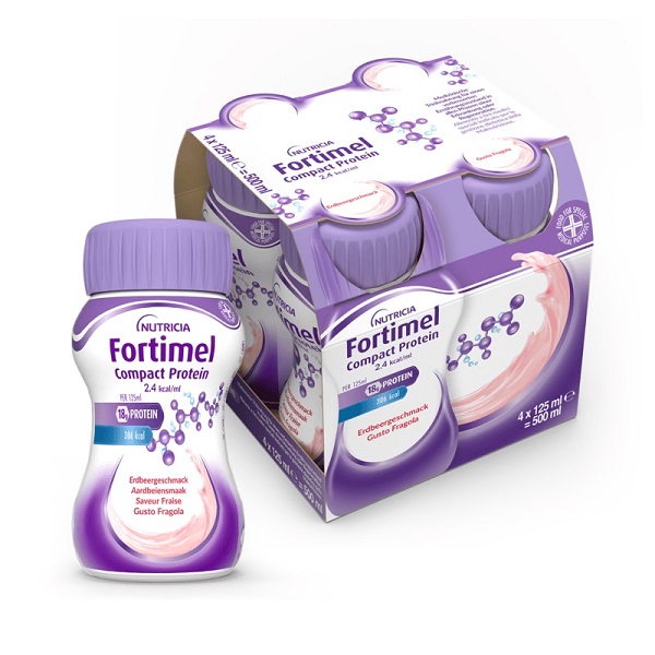 FORTIMEL COMPACT PROTEIN FRAGOLA 4 X 125 ML - Farmaciapacini.it