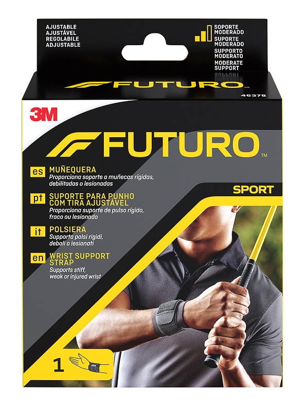 POLSINO ELASTICO UNIVERSALE FUTURO SPORT NERO - Farmaciapacini.it