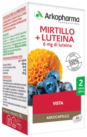 ARKO CAPSULE MIRTILLO+LUTEINA 45 CAPSULE - Farmaciapacini.it