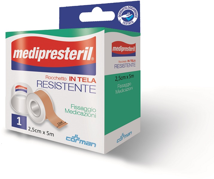 CEROTTO IN ROCCHETTO IN TELA MEDIPRESTERIL 5X250CM - Farmaciapacini.it