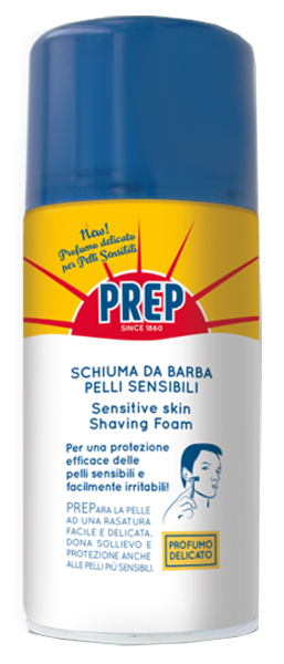 PREP SCHIUMA BARBA PELLE SENSIBILE 300 ML - Farmaciapacini.it