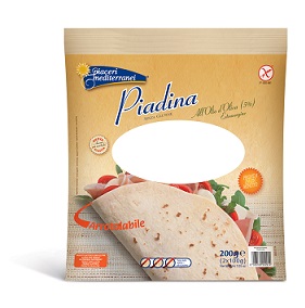 PIACERI MEDITERRANEI PIADINA OLIO D'OLIVA 200 GRAMMI - Farmaciapacini.it