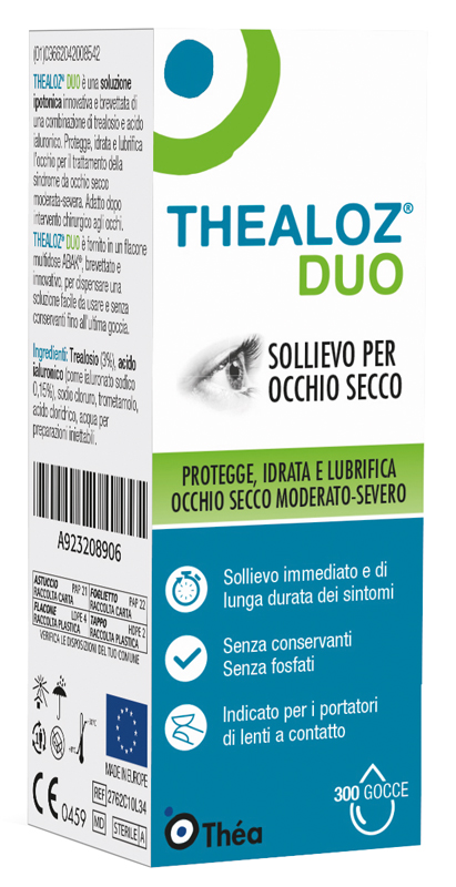 THEALOZ DUO SOLUZIONE OCULARE FLACONE 10 ML - Farmaciapacini.it