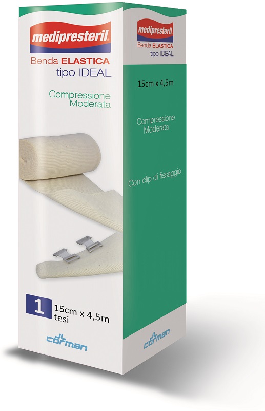 BENDA ELASTICA MEDIPRESTERIL IDEAL CM15X45MT - Farmaciapacini.it