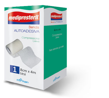 BENDA ADESIVA MEDIPRESTERIL 8X400 CM - Farmaciapacini.it