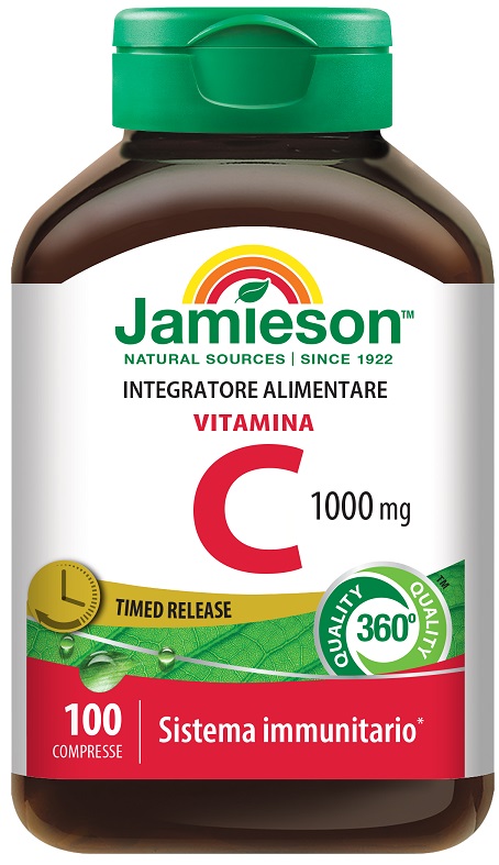 JAMIESON VITAMINA C 1000 TIMED RELEASE 100 COMPRESSE BARATTOG - Farmaciapacini.it