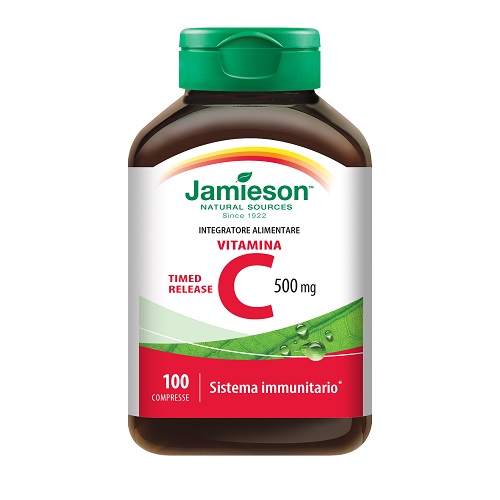 VITAMINA C 500 TIMED RELEASE GUSTO ARANCIA 100 COMPRESSE MASTICABILI - Farmaciapacini.it
