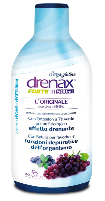 DRENAX FORTE L'ORIGINALE CON UVA E MIRTILLO 500 ML - Farmaciapacini.it