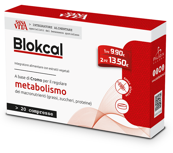 SANAVITA BLOKCAL 20 COMPRESSE - Farmaciapacini.it