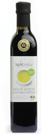 HANF&NATUR CANAPA OLIO DI SEMI BIO 500 ML - Farmaciapacini.it