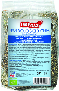 FSC OMEGA 3 SEMI DI CHIA BIO AD ALTO CONTENUTO DI FIBRA 250 G - Farmaciapacini.it