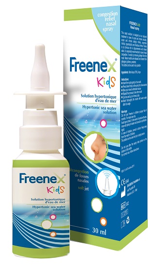 FREENEX IPERTONICO KIDS SPRAY NASALE CON ACQUA DI MARE 30 ML - Farmaciapacini.it