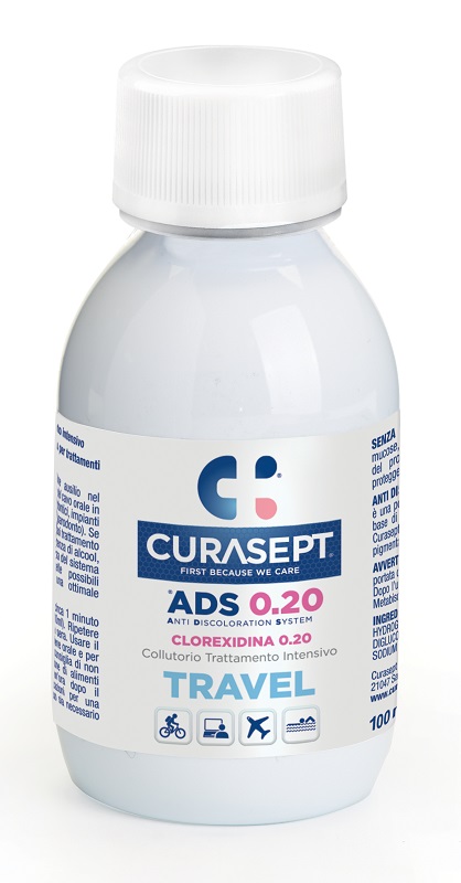 CURASEPT COLLUTORIO 0,20 ADS TRAVEL 100 ML - Farmaciapacini.it