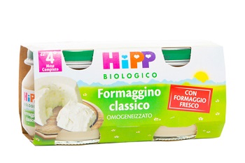 HIPP BIO OMOGENEIZZATO FORMAGGINO CLASSICO 2X80 G - Farmaciapacini.it