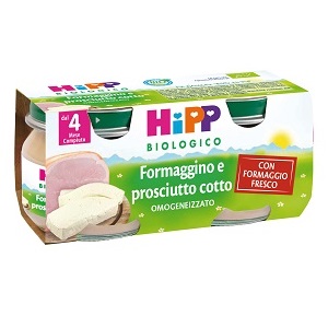HIPP BIO OMOGENEIZZATO FORMAGGINO PROSCIUTTO 2X80 G - Farmaciapacini.it
