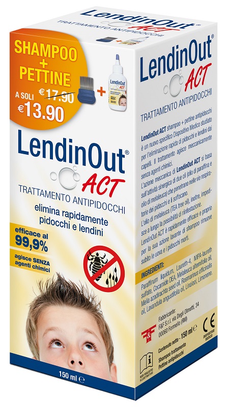 LENDINOUT ACT ANTIPIDOCCHI 150 ML - Farmaciapacini.it