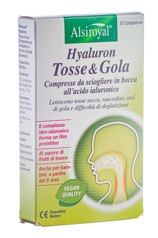 HYALURON TOSSE & GOLA 30 COMPRESSE N - Farmaciapacini.it