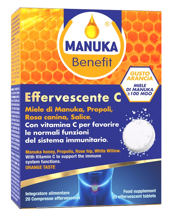 MANUKA BENEFIT EFFERVESCENTE C 20 COMPRESSE - Farmaciapacini.it